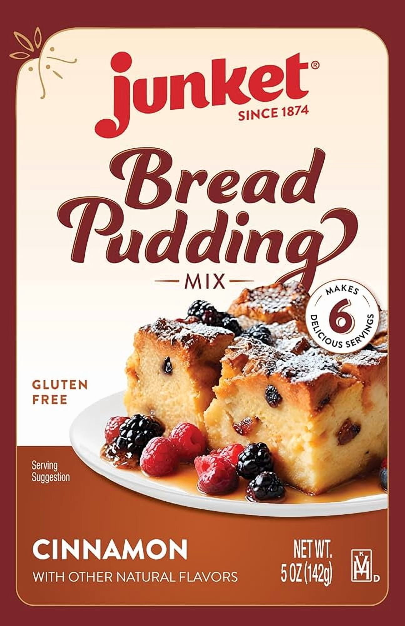 Junket Cinnamon Bread Pudding Mix 5 oz Box (Pack of 2) - Walmart.com