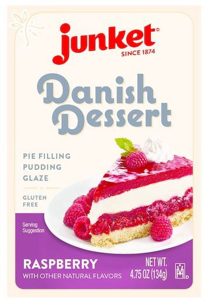 Junket Danish Dessert Raspberry (Pack of 24)