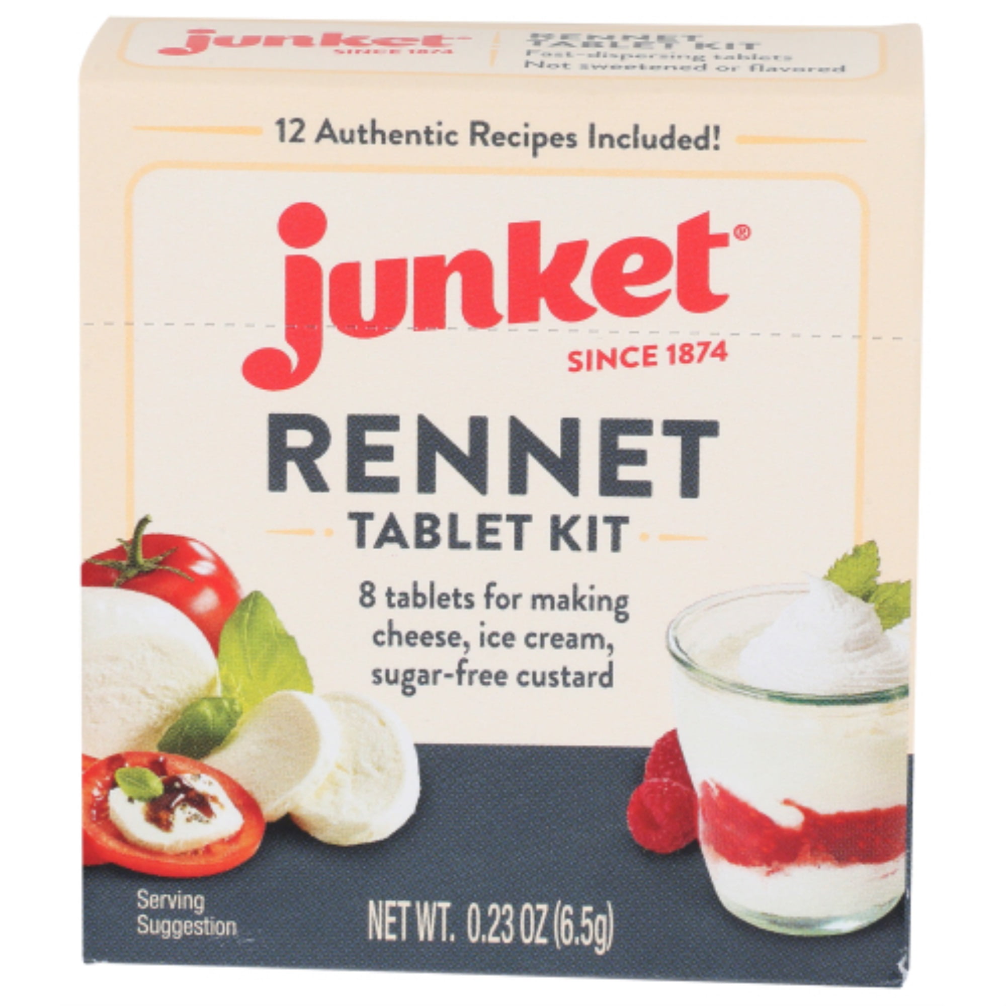 Junket Rennet Tablet Kit, 0.23 oz Bag, 8 Tablets - Walmart.com