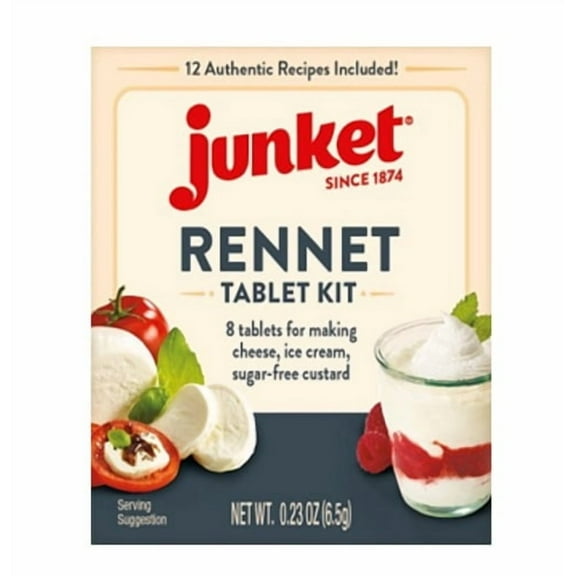 Junket Rennet Tablet Kit, 0.23 oz Bag, 8 Tablets
