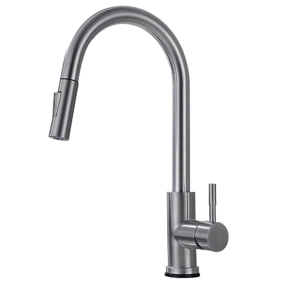 Juno 3 Function Touch Control Kitchen Faucet-Brushed