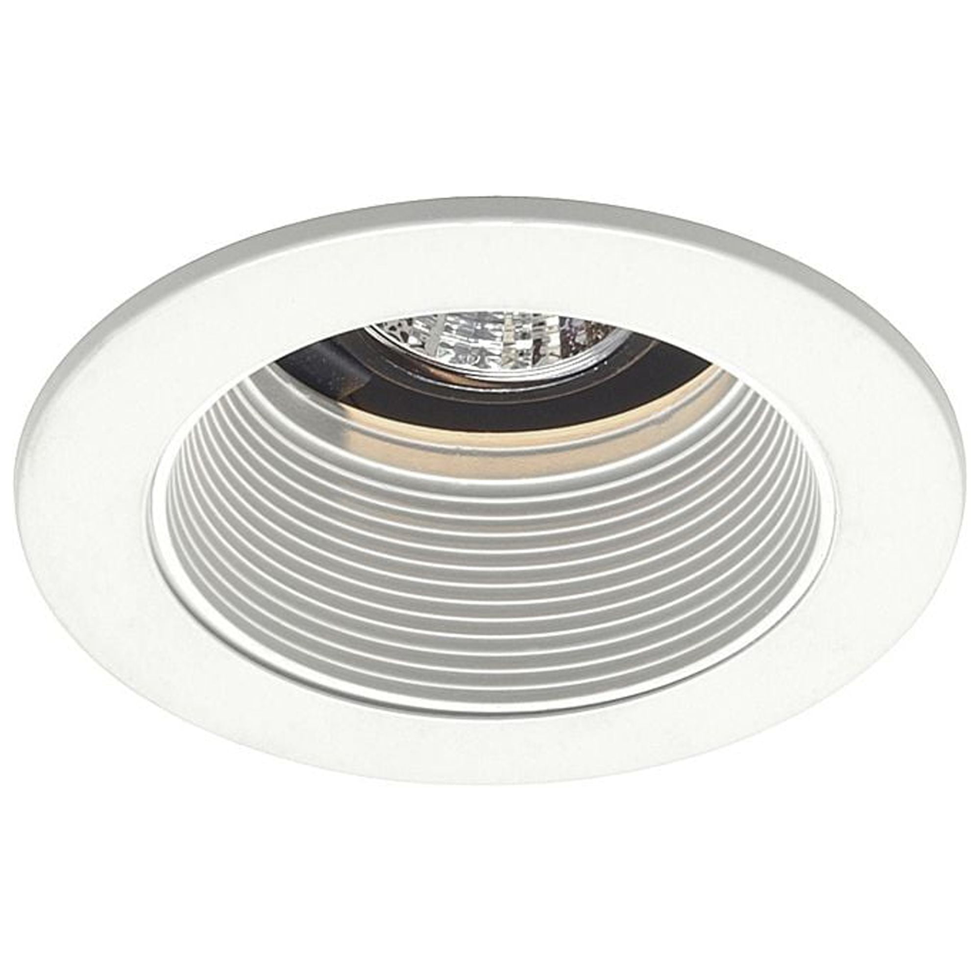 Low Voltage White Baffle Recessed Light