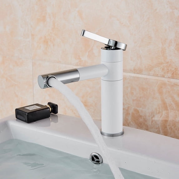 Juno Amazing Deck Mount Single handle 360-Degree Swivel Spout Bathroom Faucet