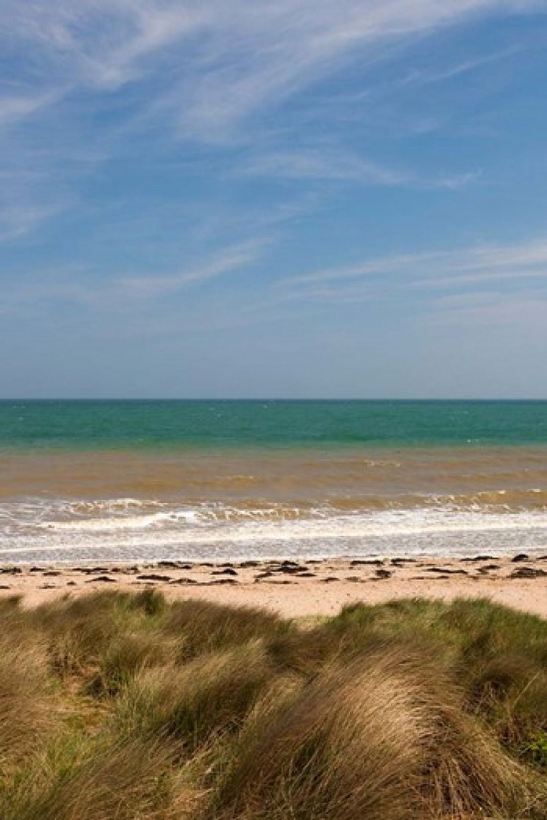 Juno Beach Courseulles Sur Mer Canvas Art - Walter Bibikow DanitaDelimont (19 x 28)