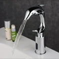 thumbnail image 1 of Juno Beautiful Dolphin Chrome Finished Sensor Bathroom Faucet, 1 of 1
