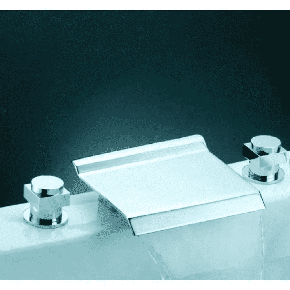 Juno Deck-Mounted Waterfall Bathtub Faucet