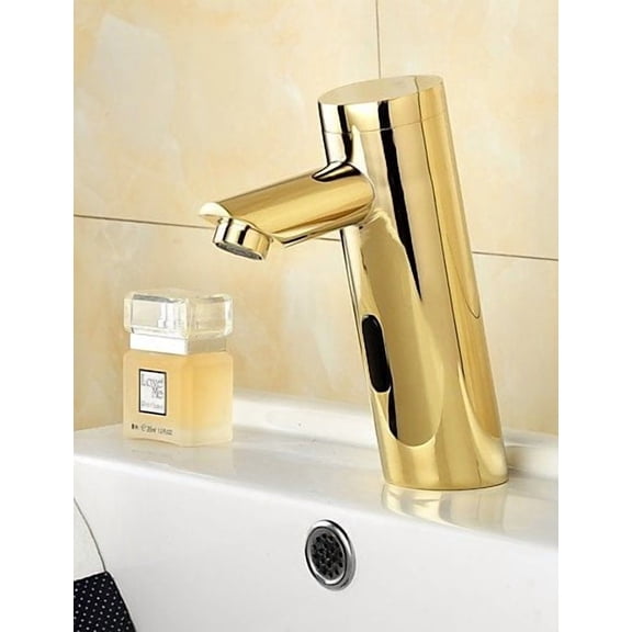 Juno Electronic Motion Sensor Residential & Commercial Gold Bathroom Faucet