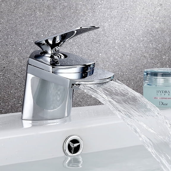Juno Eva Waterfall Bathroom Sink Faucet Single Handle Mixer