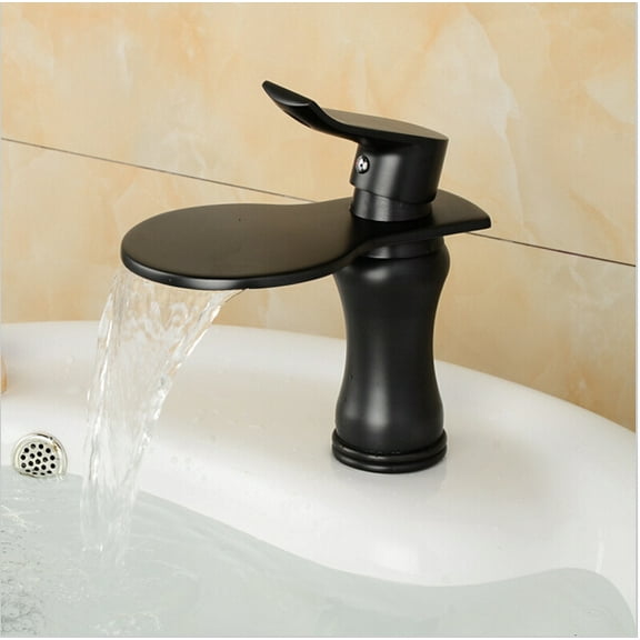 Juno Le Mans Oil Rubbed Bronze Waterfall Bathroom Basin Sink Faucet