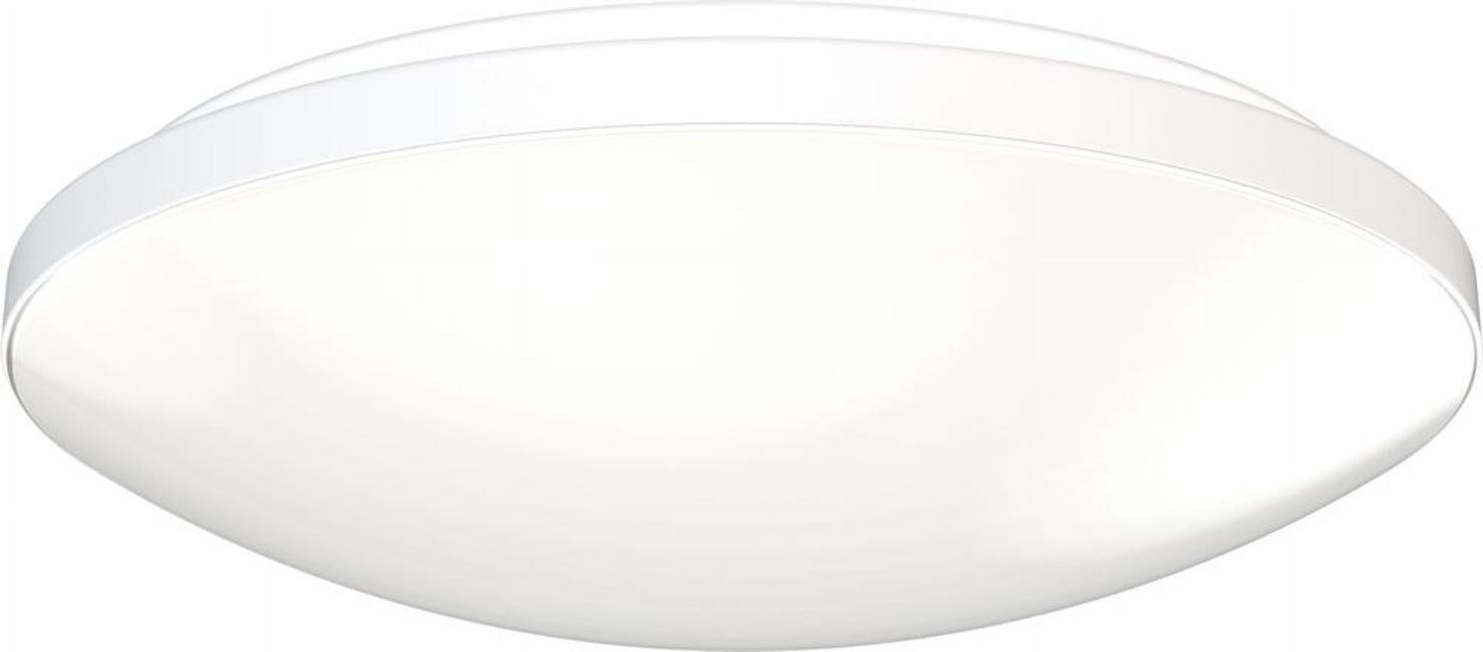 11-Inch White Round LED Flush Mount Ceiling Light