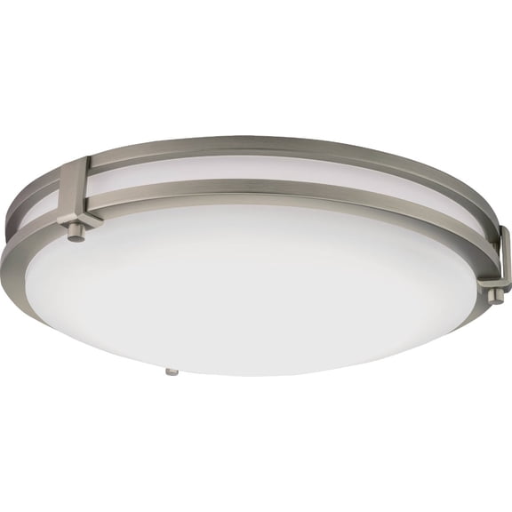 Juno Lighting FMSATL 13IN RD SWW5 90CRI 120 BN M4 Saturn 13" Wide Led Flush Mount Ceiling