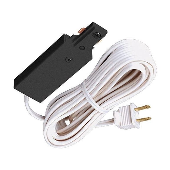 Juno Lighting Group Cord and Plug Connector, Black (R22BL)