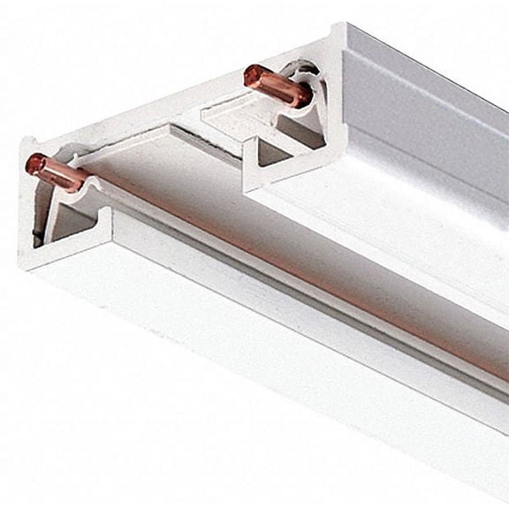 Juno Lighting Group - Juno Trac-Lites J Track Section,White,8ft,120V AC R 8FT WH