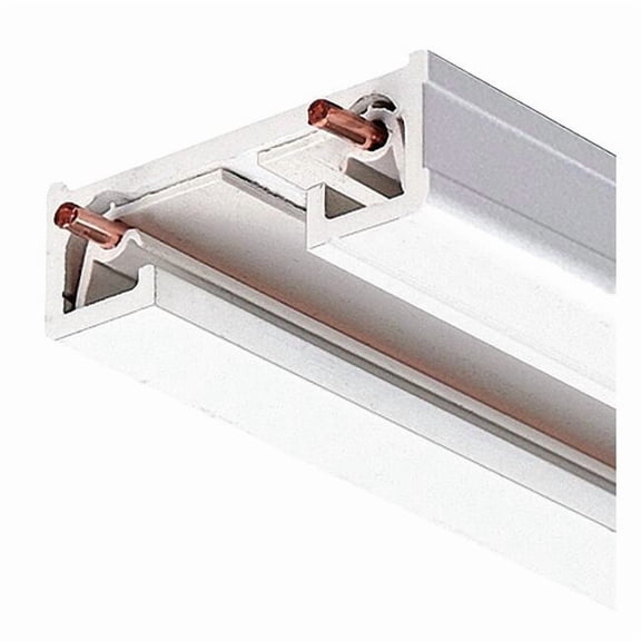 Juno Lighting Track Section, 8 ft, White R 8FT WH