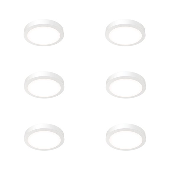 Juno Lighting Jsbc 6In Sww2 90Cri Wl Cp6 M2 Pack Of (6) Slimbasics 6" Switchable Cct Led