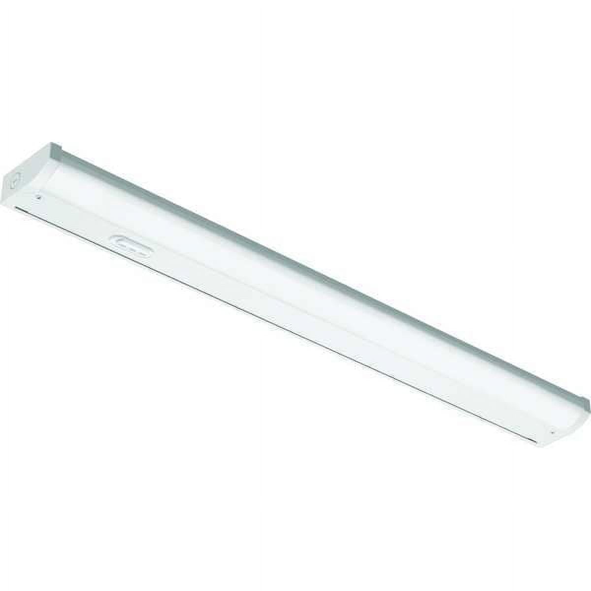 24-Inch White LED Undercabinet Strip Light with Switchable Color Temperature