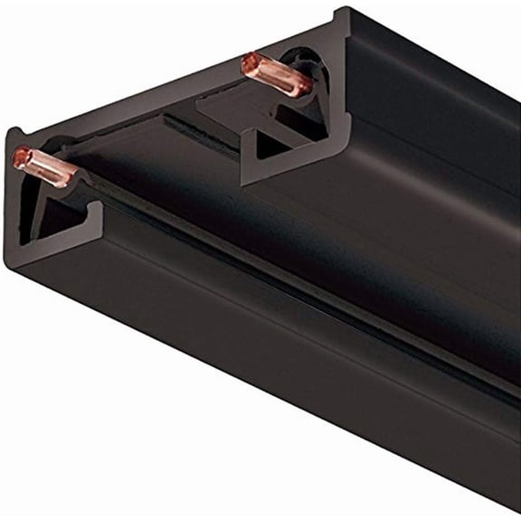 Juno Lighting R4BL LED Surface Trac Section Trac-Lites, 44-Inch, Black