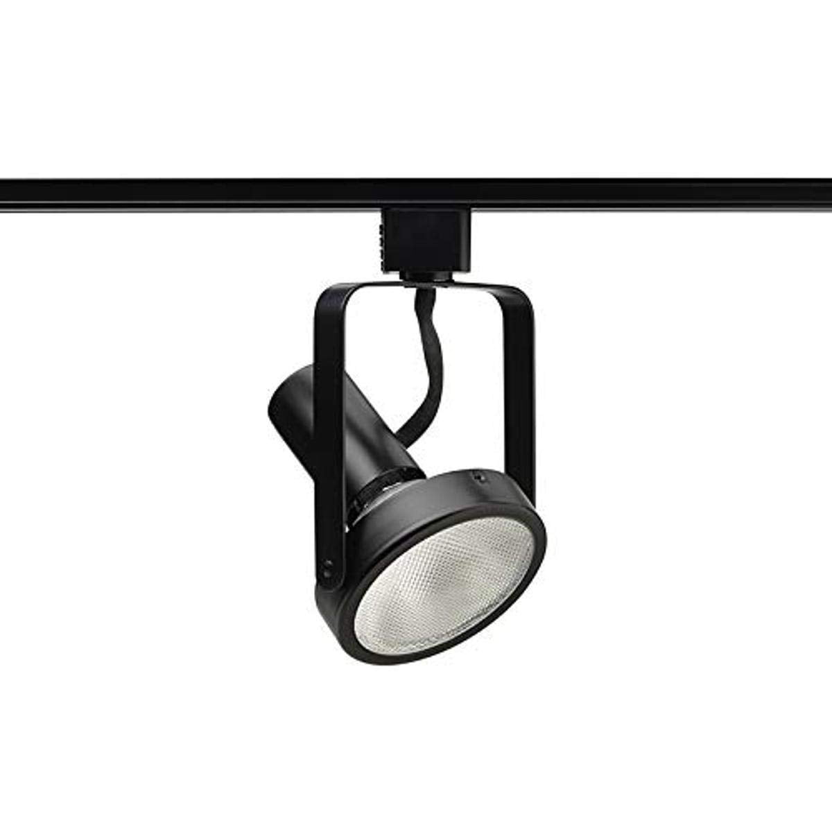 Juno Lighting R533-BL Track Light, Line Voltage 75W Max Open Back Track Fixture - Black