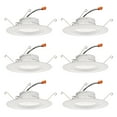 thumbnail image 1 of Juno Lighting RB56 SWW5 CP6 MW M2 Retrobasics 5"/6" Integrated Led Switchable Cct Baffle, 1 of 7