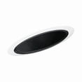 thumbnail image 1 of Juno Lighting RcssdDwnltTrim,6in,Wht/Blk,Baffle,Srs604 604 BWH, 1 of 2