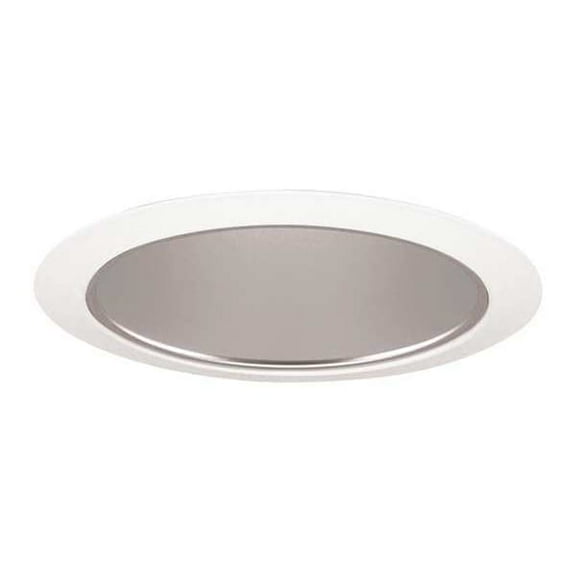 Juno Lighting RcssdDwnltTrim,6in,Wht/Slv,Open,Srs27 27 HZWH