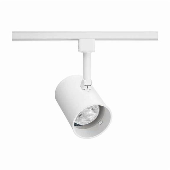 Juno Lighting Track Light Head, Cylinder, Wht/Wht, 3.5 in R521 WHB WH