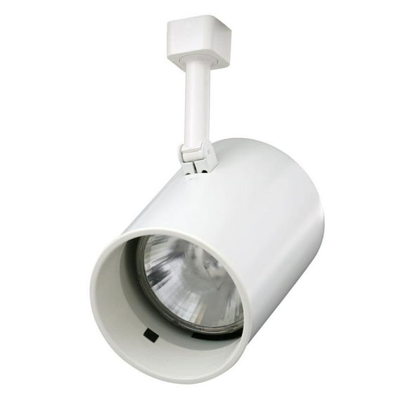 Juno Lighting Track Light Head,Cylinder,Wht/Wht,4.5in R522 WHB WH