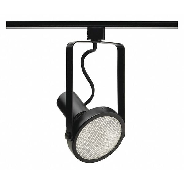 Juno Lighting Track Lighting Head,Gimbaled,Blk,5 1/8in R534 BL
