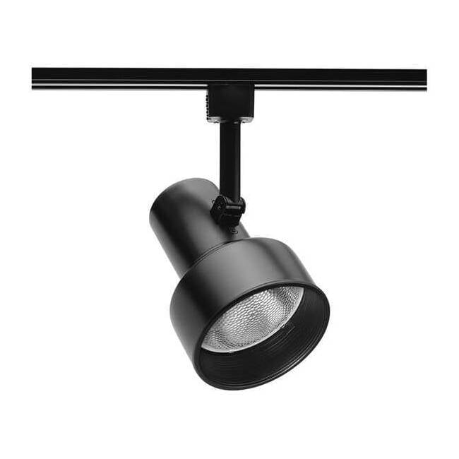 Juno Lighting Track Lighting Head,Step,Blk/Blk,4 3/8in R512 BLB BL