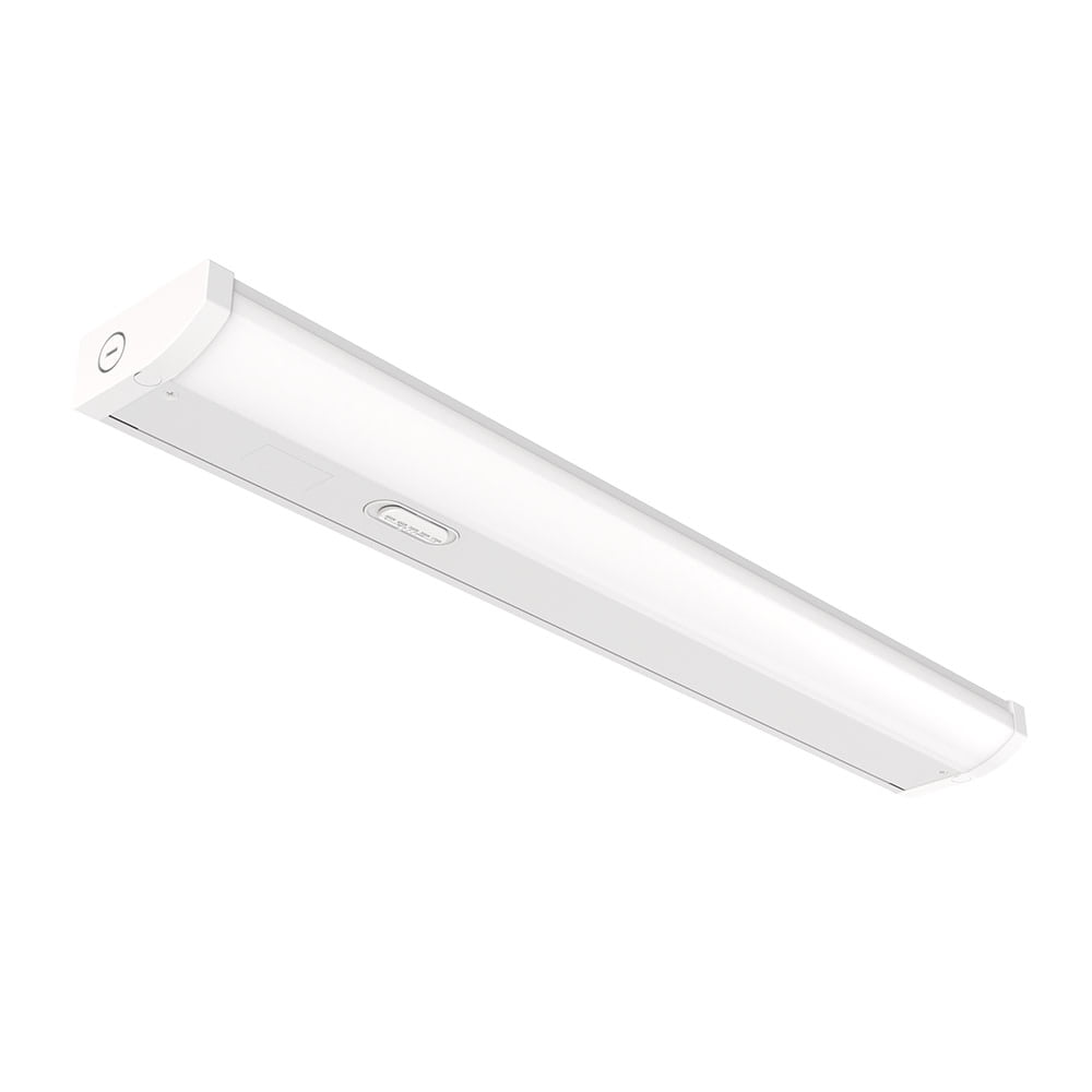 18-inch Gloss White Metal LED Under Cabinet Light Bar