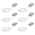 thumbnail image 1 of Juno Lighting WF6 REG SWW5 90CRI CP6 MW M2 Contractor Select Wafer 6" Wide Switchable Cct, 1 of 7