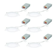 Juno Lighting Wf6 Sww5 90Cri Cp6 M2 Contractor Select 6-Pack 6" Wide Switchable White Led