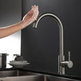 thumbnail image 1 of Juno Modern Kitchen Faucet Touch Control Brushed Nickel, 1 of 1
