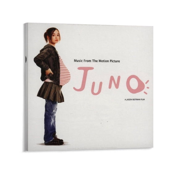 Juno Movie Poster Quirky Small Town And Autumn Leaves Home Decor Poster Wall Art Hanging Picture Print Bedroom Decorative Painting Posters Room Aesthetic