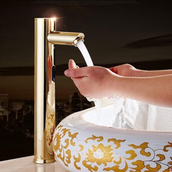 Juno New Design Tall Deck Mount Touchless Electronic Motion Sensor Faucets