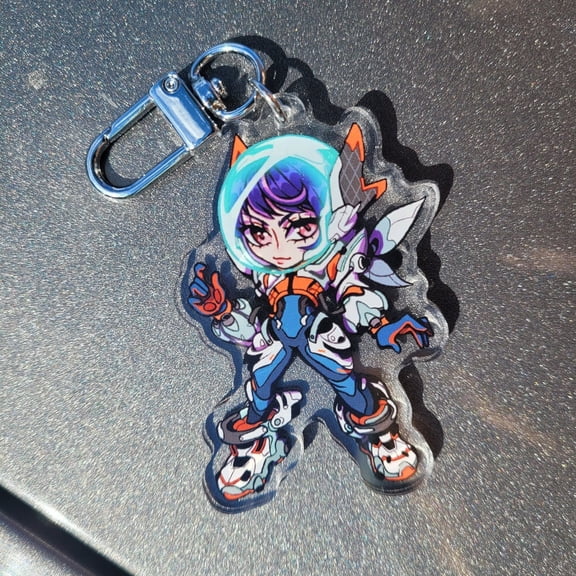 Juno - Overwatch 2 Acrylic Keychain (1 keychain)