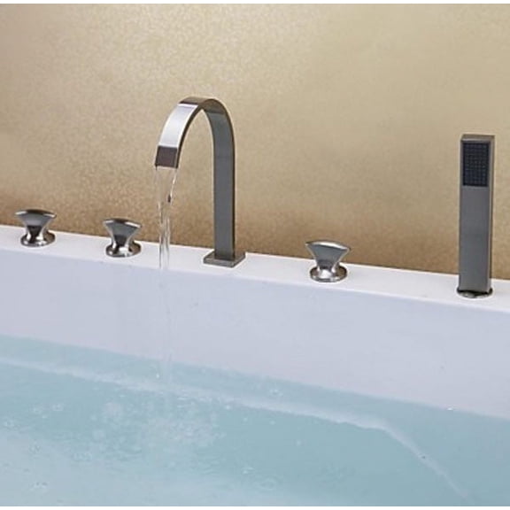 Juno Roman Mono Bathtub Filler with Hand Held Shower