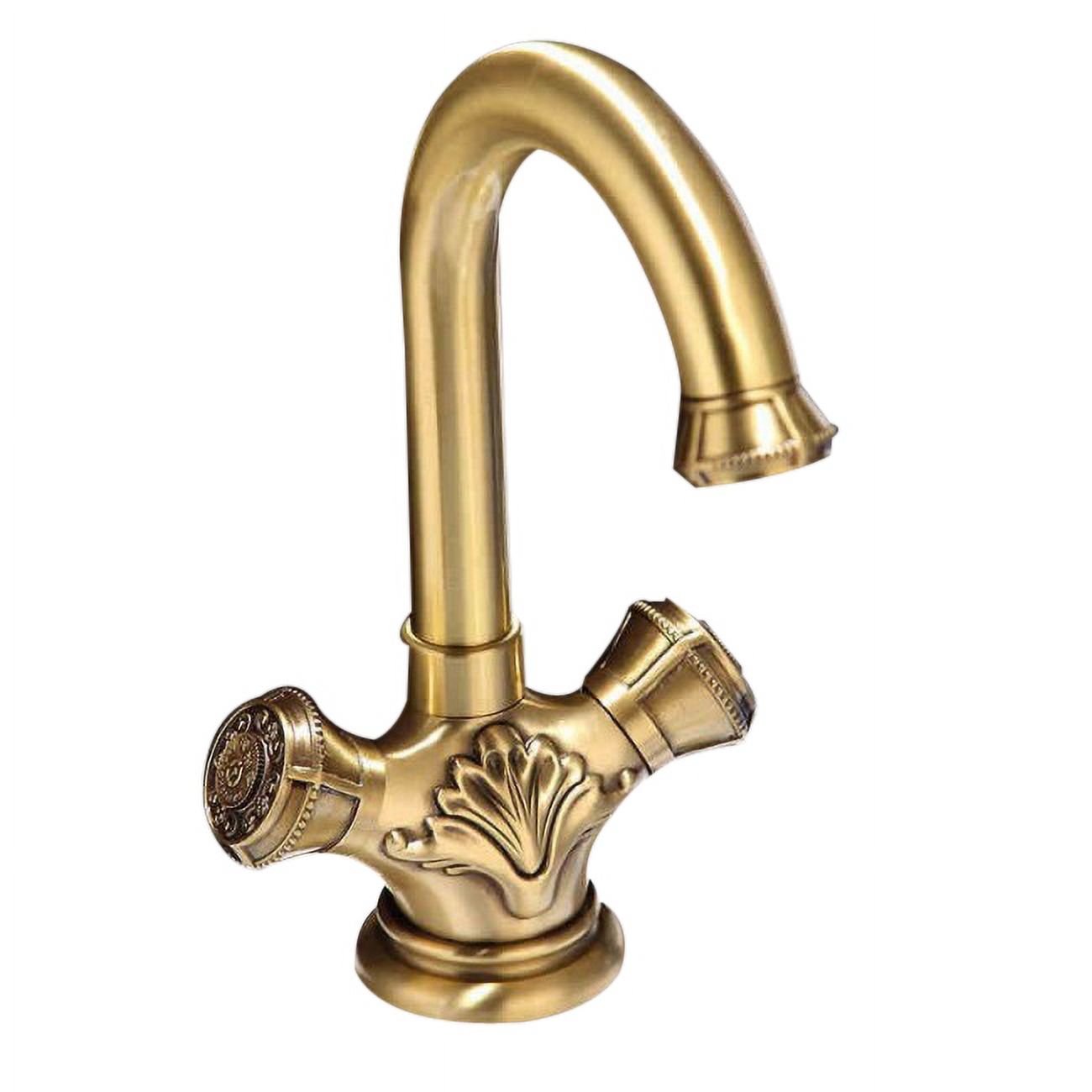 Juno Rosalie Antique Sculpture Vintage Double Handle Bronze Lavatory ...