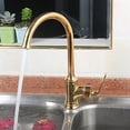 thumbnail image 1 of Juno Royal Single Hole Basin Gold Kitchen Tap Faucet, 1 of 1