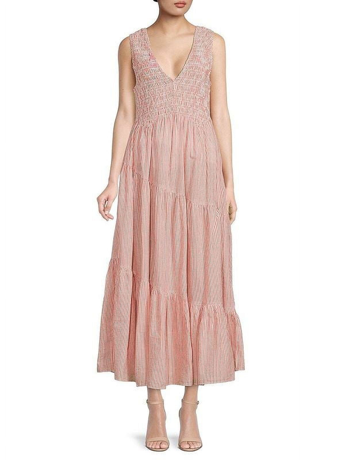 Free People Juno Maxi for Women - V Neckline with Chic Broad Shoulder  Straps, Shirred Bodice Beautiful and Flowy Maxi XS (Women's 0-2) One Size -  Walmart.com