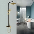 thumbnail image 1 of Juno Square Luxury ABS Rain Waterfall Shower 10 Inch Shower Head, 1 of 1