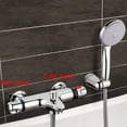 thumbnail image 1 of Juno Thermostatic Hot & Cold Bar Mixer Chrome Finish Wall Mount With Handheld Shower, 1 of 1