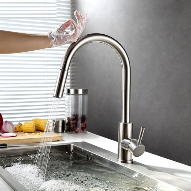 Juno Touch Control Kitchen Faucet Deck Mount