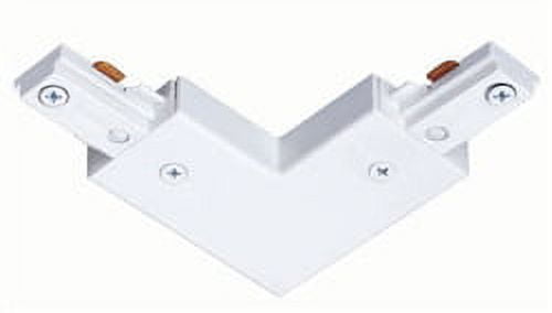 White Adjustable Track Lighting Connector