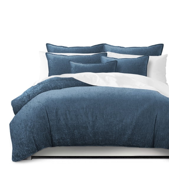 Juno Velvet Bluebell Comforter Set Twin