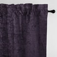 thumbnail image 1 of Juno Velvet Eggplant Pole Top Drapery Panel - Pair 50"x144", 1 of 1
