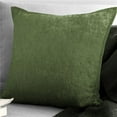 thumbnail image 1 of Juno Velvet Square Decor Pillow with Feather Insert, Caper - 20 in., 1 of 1