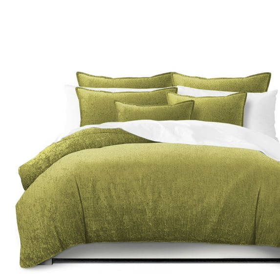 Juno Velvet Sulphur Coverlet Set California King