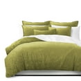 thumbnail image 1 of Juno Velvet Sulphur Duvet Cover Set Queen, 1 of 5