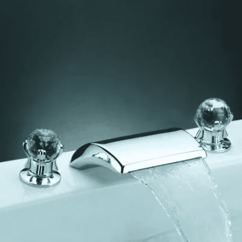 Juno Widespread Bathtub Waterfall Faucet